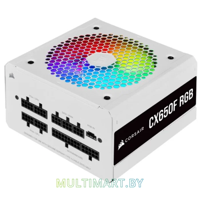 Блок питания Corsair CX650F RGB White 650W (CP-9020226-EU)